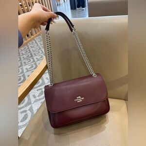 Coach Burgundy Shoulder Bag